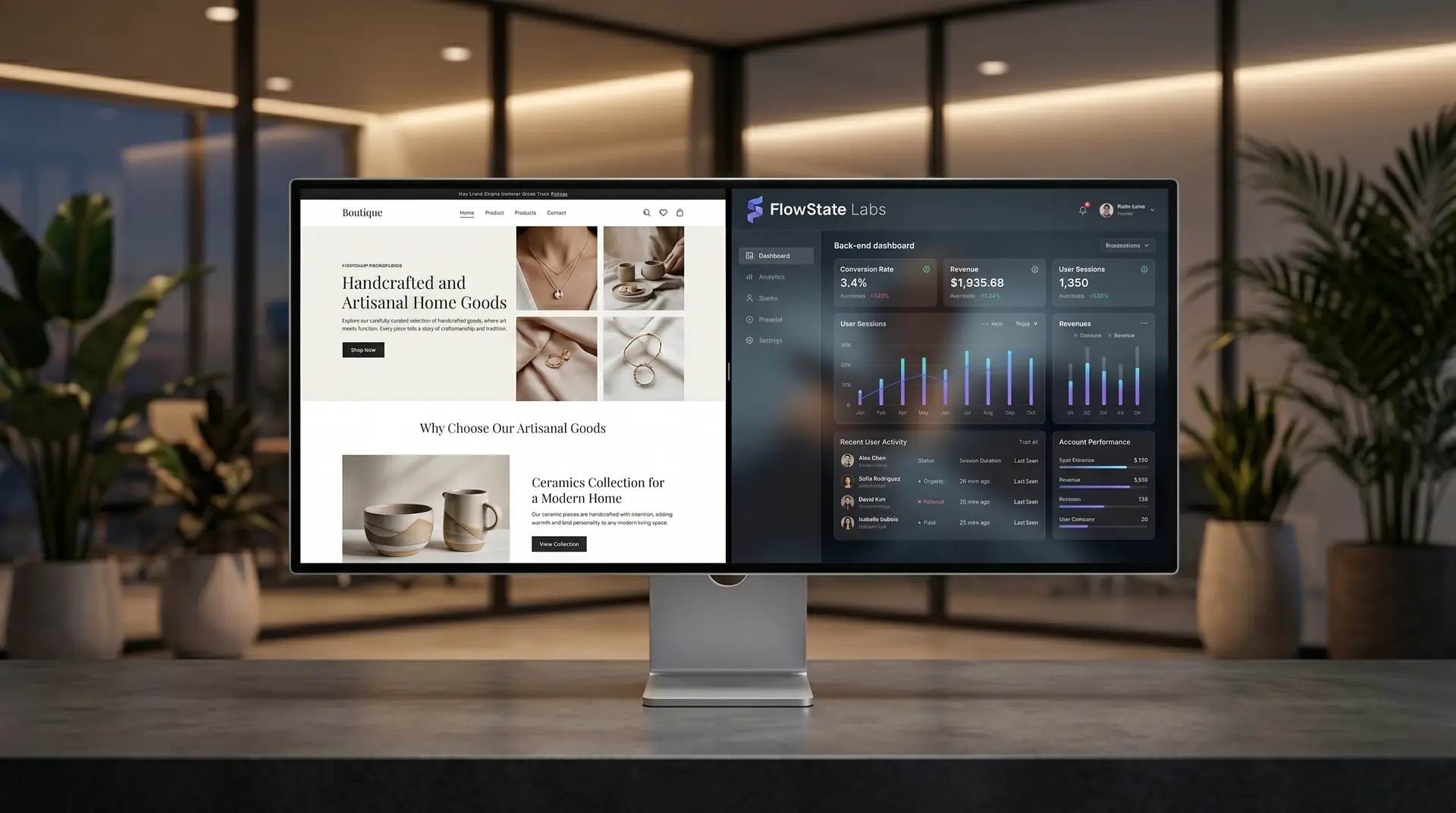 Digital Craftsmanship.</br>Evolved Design. showcase